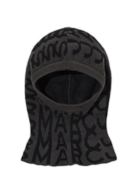 Black and grey monogram-pattern balaclava - women MARC JACOBS | N902W01SP22084